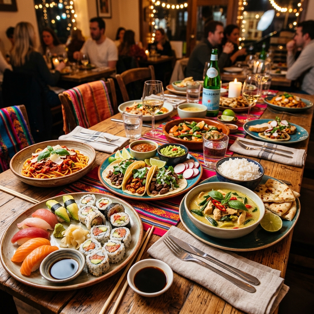 World cuisine variety